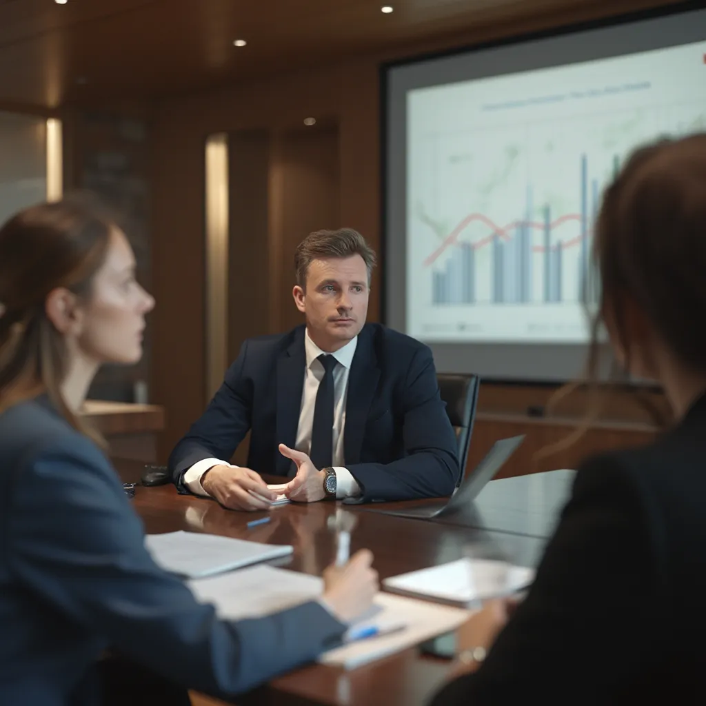 Équipe travaillant sur un projet business